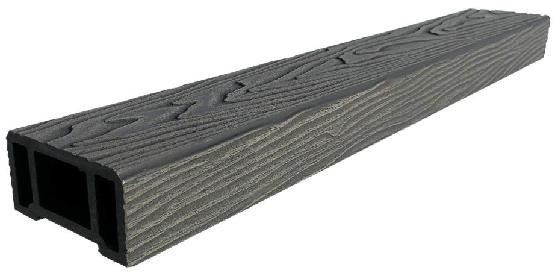 Перила ДПК 3D GardenParkett фактура дерева Графит купить в Котласе