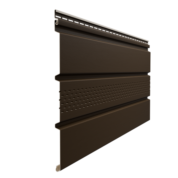 Софит Элит с центральной перфорацией Коричневый (темный дуб) купить в Котласе