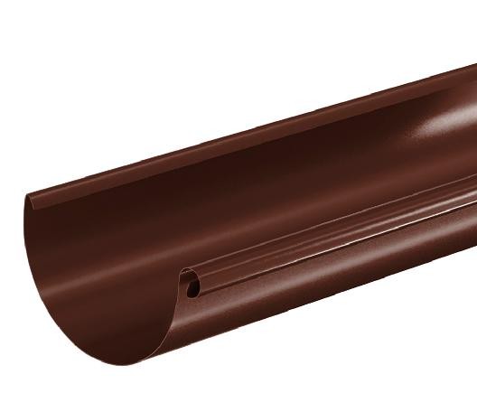 Водосток Aquasistem, система 125x90 - Водосточный желоб 3.00м RAL 8017 Коричневый купить в Котласе