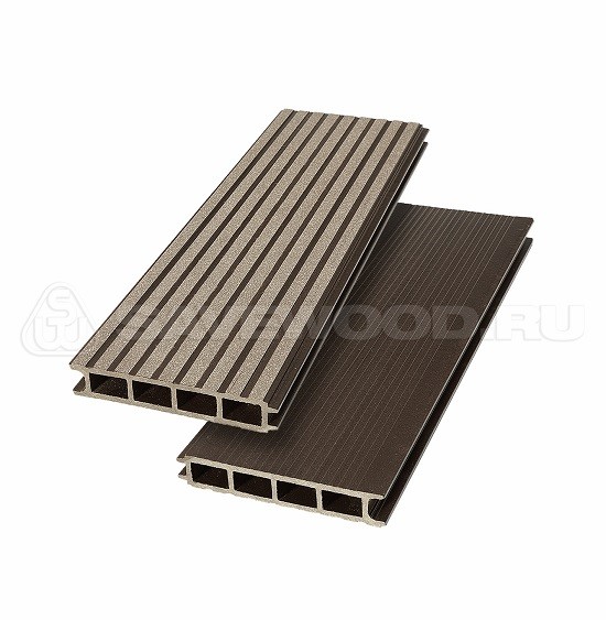 Террасная доска из ДПК SW Ulmus «SaveWood» темно-коричневый купить в Котласе