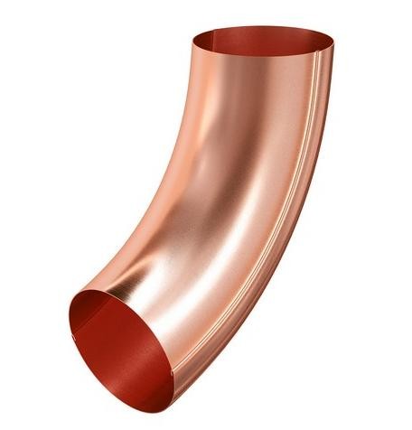 Водосток Aquasistem, система 125x90 - Колено трубы универсальное медное купить в Котласе