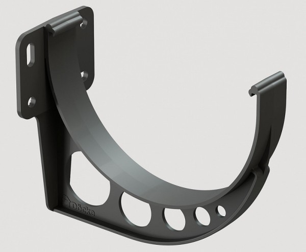 Кронштейн желоба ПВХ Docke STANDART серый купить в Котласе