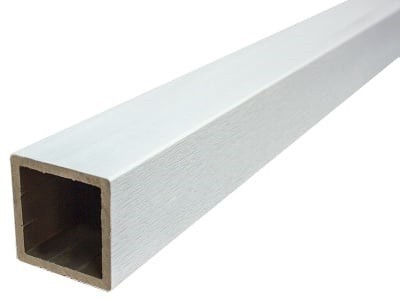 Столб опорный ДПК GardenParkett Белый купить в Котласе