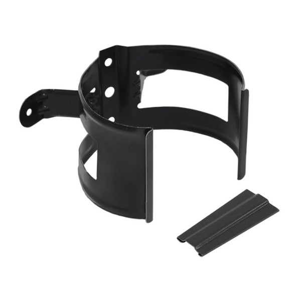 Водосток Grand Line 125x90 – Хомут трубы (на дерево) RAL 9005 купить в Котласе