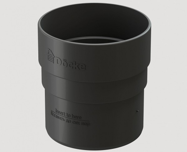 Муфта соединительная ПВХ Docke STANDART серый купить в Котласе