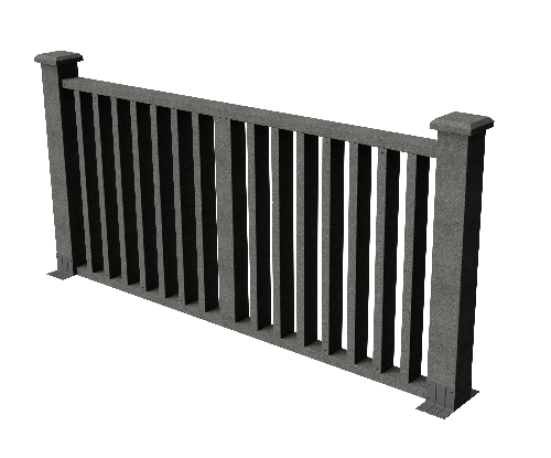 Ограждения декоративное ДПК GRINDERDECO Риальто серый базальт купить в Котласе