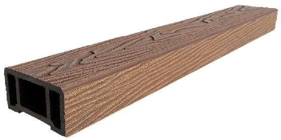 Перила ДПК 3D GardenParkett фактура дерева Светло-коричневый купить в Котласе