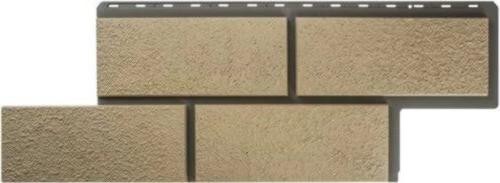 Фасадная панель Альта-Профиль Неаполитанский камень - Слоновая Кость купить в Котласе