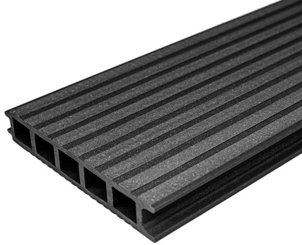 Террасная доска из ДПК бесшовная holzhof, Антрацит купить в Котласе