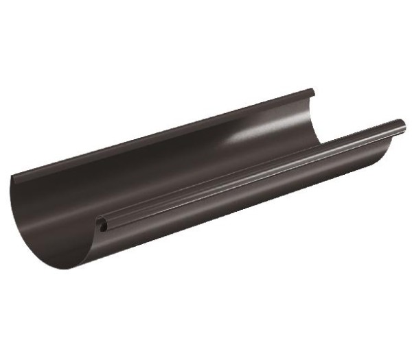 Водосток Aquasistem, система 125x90 - Водосточный желоб 3.00м RR 32 Тёмно-Коричневый купить в Котласе