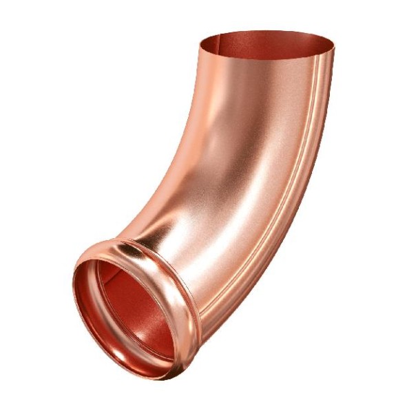Водосток Aquasistem, система 125x90 - Отвод трубы декоративный медный купить в Котласе