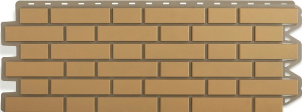 Фасадная панель Альта-Профиль, Кирпич Клинкерный, Бежевый купить в Котласе