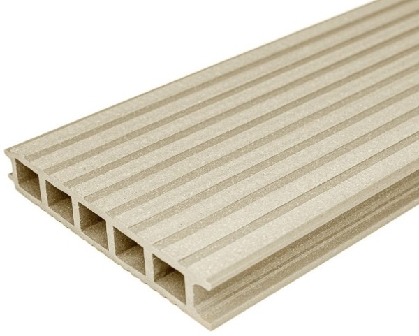 Террасная доска из ДПК бесшовная holzhof, Слоновая кость купить в Котласе