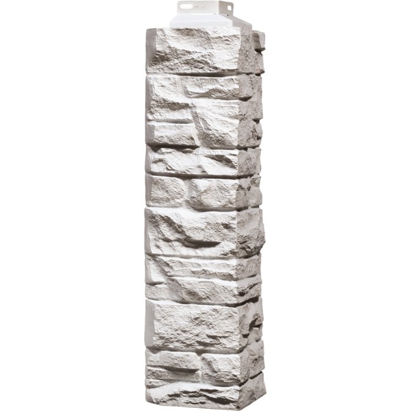 Угол наружный FineBer, Скала, Мелованный белый купить в Котласе