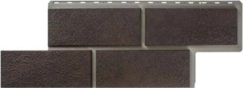 Фасадная панель Альта-Профиль Неаполитанский камень - Коричневый купить в Котласе