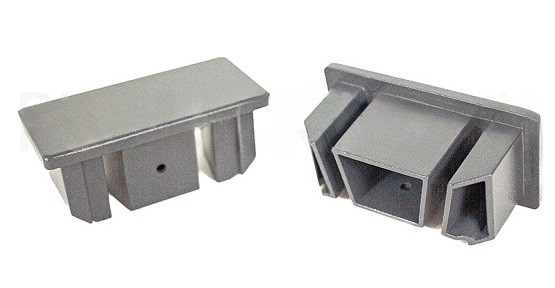 Заглушка для перил торцевая из алюминия GardenParkett Серый купить в Котласе