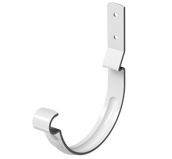 Карнизный крюк короткий D125 (гнутый) Döcke STAL PREMIUM Пломбир, (RAL 9010) купить в Котласе