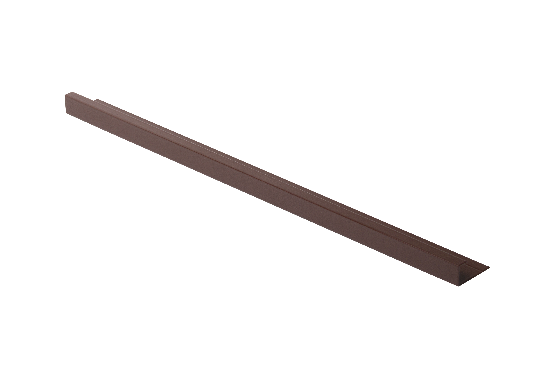 Профиль финишный,алюминиевый, бурый купить в Котласе