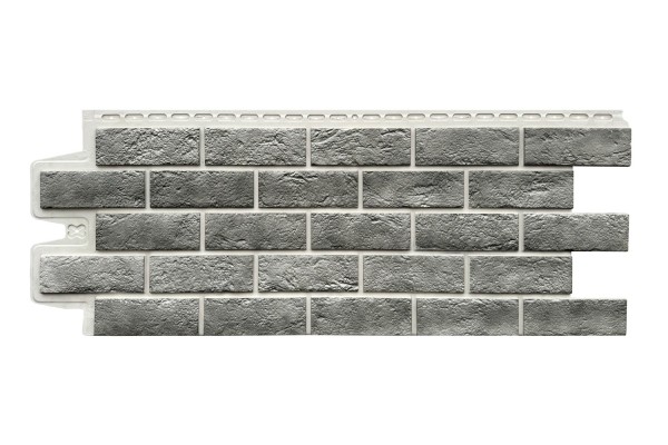 Фасадная панель Grand Line Состаренный кирпич Элит гранит, ШОВ белый купить в Котласе