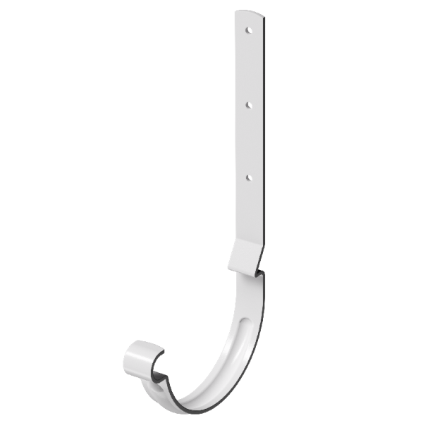 Карнизный крюк длинный D125 Döcke STAL PREMIUM Пломбир, (RAL 9010) купить в Котласе