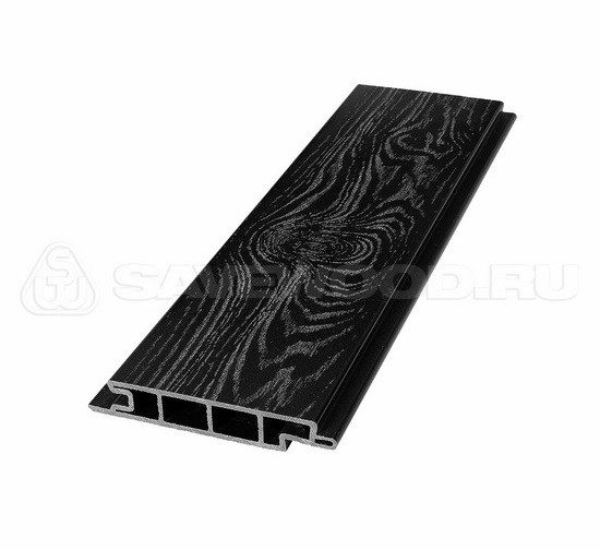 Террасная доска из ДПК SW Padus тангенциальный распил «SaveWood» черный купить в Котласе