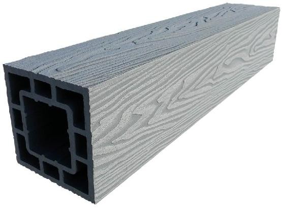 Столб опорный ДПК 3D GardenParkett фактура дерева Серый купить в Котласе