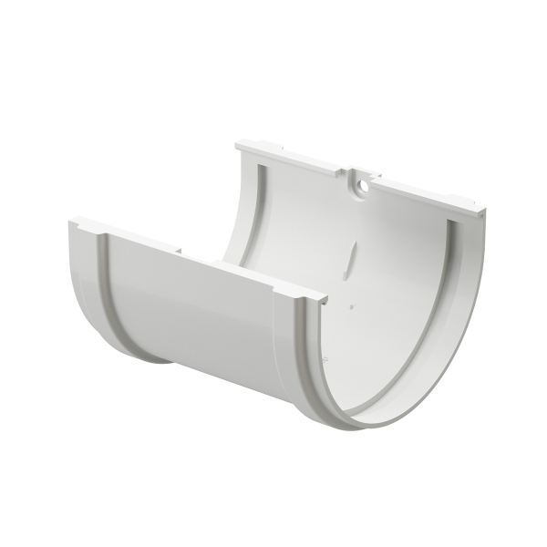 Соединитель желоба Docke Premium ПВХ - Пломбир купить в Котласе