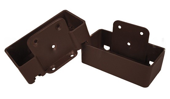 Крепление перил прямое из алюминия GardenParkett Венге купить в Котласе