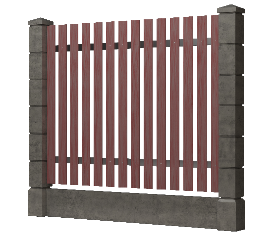 Заборная доска GRINDERDECO, ДПК, шлифованная Мербау купить в Котласе