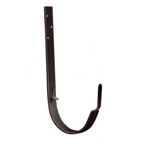 Водосток Grand Line 125x90 – Кронштейн длинный RAL 8017 купить в Котласе