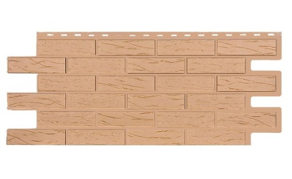 Фасадная панель T-Siding Кирпич Саман Эко Крем купить в Котласе