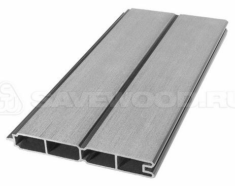 Заборный профиль из ДПК Savewood SW Agger матовый пепельный купить в Котласе