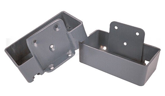 Крепление перил прямое из алюминия GardenParkett Серый купить в Котласе