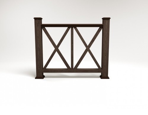 Ограждение из ДПК FG7 венге купить в Котласе