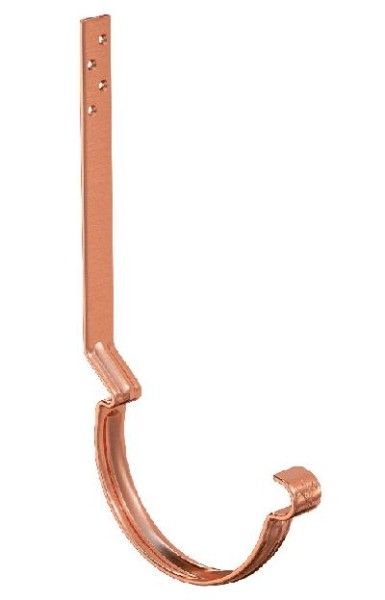 Водосток Aquasistem, система 150/100 - Крюк крепления желоба удлиненный (усиленный) медный купить в Котласе
